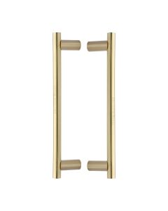 Heritage Brass Satin Brass Bar Back to Back Door Pull Handle 336mm