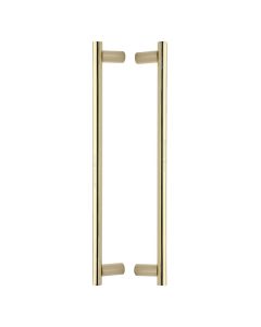 Heritage Brass Polished Brass Bar Back to Back Door Pull Handle 489mm