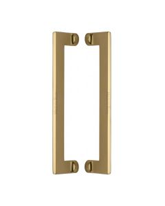 Heritage Brass Polished Brass Apollo Back to Back Door Pull Handle 307mm