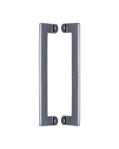 Heritage Brass Polished Chrome Apollo Back to Back Door Pull Handle 307mm