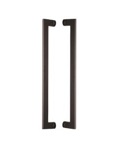 Heritage Brass Matt Bronze Apollo Back to Back Door Pull Handle 460mm