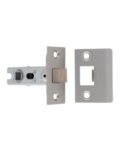64mm Satin Stainless Steel Tubular Mortice Latch | BTL25SS