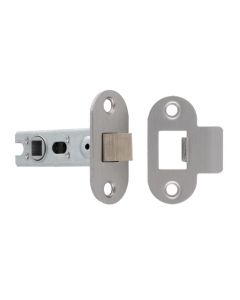 64mm Satin Stainless Steel Tubular Mortice Latch | BTL25SS/R