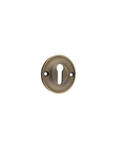 Burlington 40mm Antique Brass STD Keyway Escutcheon | BUR121AB