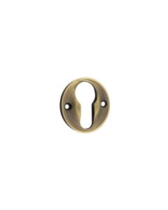 Burlington 40mm Antique Brass Euro Keyway Escutcheon | BUR122AB