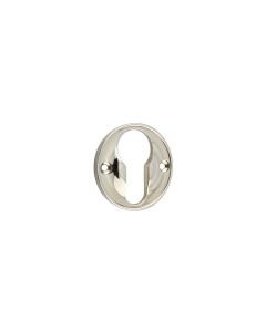 Burlington 40mm Polished Nickel Euro Keyway Escutcheon | BUR122PN