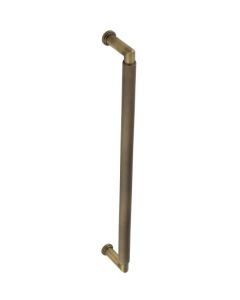 Burlington Piccadilly 425mm Antique Brass Face Fix Pull Handle | BUR140ABFF