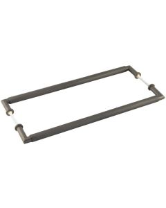 Burlington Piccadilly 425mm Dark Bronze Back to Back Pull Handle | BUR140DBB2B