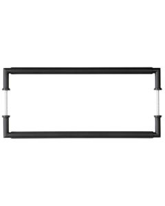 Burlington Piccadilly 425mm Matt Black Back to Back Pull Handle | BUR140MBB2B