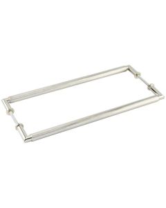 Burlington Piccadilly 425mm Polished Nickel Back to Back Pull Handle | BUR140PNB2B