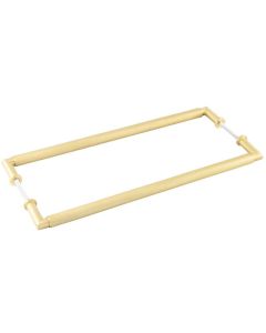 Burlington Piccadilly 425mm Satin Brass Back to Back Pull Handle | BUR140SBB2B