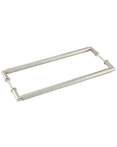 Burlington Piccadilly 425mm Satin Nickel Face Fix Pull Handle | BUR140SNB2B