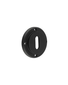 Burlington Matt Black Standard Key Escutcheon | BUR60MB