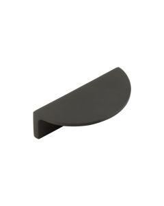 Burlington 80mm Dark Bronze Half Moon Edge Pull Handle | BUR610DB