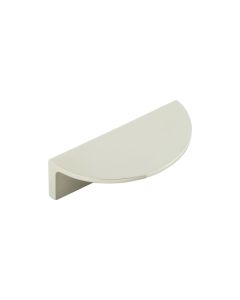 Burlington 80mm Polished Nickel Half Moon Edge Pull Handle | BUR610PN