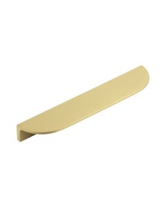 Burlington 200mm Satin Brass Half Moon Edge Pull Handle | BUR611SB