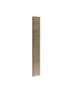 Burlington 450x75mm Antique Brass Raised Finger Plate | BUR778AB