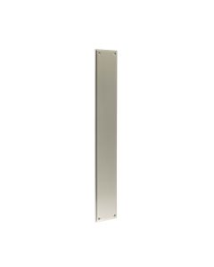 Burlington 450x75mm Satin Nickel Raised Finger Plate | BUR778SN