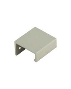 Burlington 50mm Satin Nickel Angled Edge Pull Handle | BUR910SN