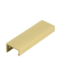 Burlington 150mm Satin Brass Angled Edge Pull Handle | BUR911SB