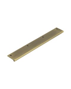Burlington 300mm Antique Brass Flat Edge Pull | BUR932AB