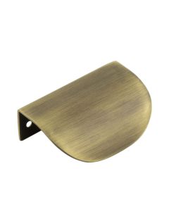 Burlington 75mm Antique Brass Arched Edge Pull | BUR941AB