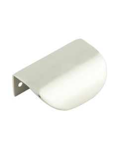 Burlington 75mm Polished Nickel Arched Edge Pull | BUR941PN