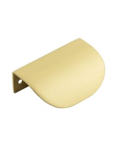 Burlington 75mm Satin Brass Arched Edge Pull | BUR941SB