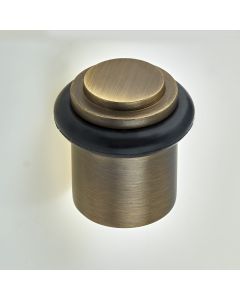 Burlington Antique Brass Stepped Floor Mounted Door Stop | BUR962AB