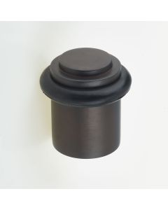 Burlington Matt Dark Bronze Stepped Floor Mounted Door Stop | BUR962DB