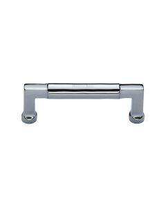 Heritage Brass Polished Chrome Bauhaus Cabinet Pull Handle 101mm