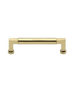 Heritage Brass Polished Brass Bauhaus Cabinet Pull Handle 128mm
