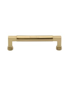 Heritage Brass Satin Brass Bauhaus Cabinet Pull Handle 128mm