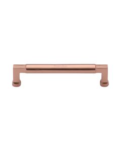 Heritage Brass Satin Rose Gold Bauhaus Cabinet Pull Handle 152mm