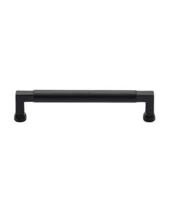 Heritage Brass Matt Black Bauhaus Cabinet Pull Handle 160mm