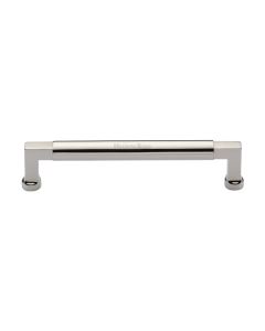 Heritage Brass Polished Nickel Finish Bauhaus Cabinet Pull Handle 160mm