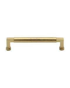 Heritage Brass Satin Brass Bauhaus Cabinet Pull Handle 160mm