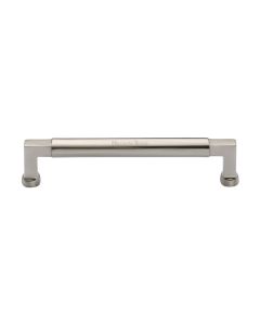 Heritage Brass Satin Nickel Bauhaus Cabinet Pull Handle 160mm