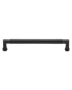 Heritage Brass Matt Black Bauhaus Cabinet Pull Handle 203mm
