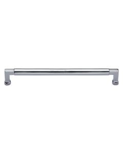 Heritage Brass Polished Chrome Bauhaus Cabinet Pull Handle 254mm