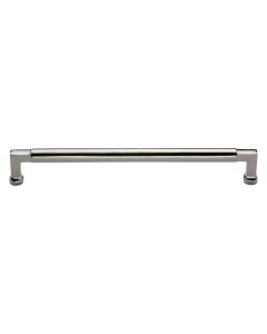 Heritage Brass Polished Nickel Finish Bauhaus Cabinet Pull Handle 254mm