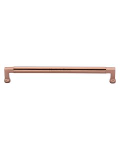 Heritage Brass Satin Rose Gold Bauhaus Cabinet Pull Handle 254mm