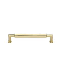 Heritage Brass Polished Brass Bauhaus Round Cabinet Pull Handle 101mm