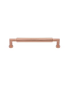 Heritage Brass Satin Rose Gold Bauhaus Round Cabinet Pull Handle 101mm