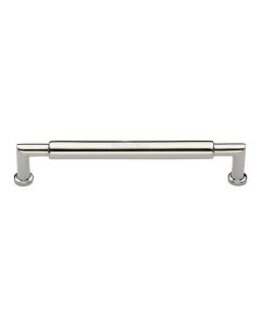 Heritage Brass Polished Nickel Finish Bauhaus Round Cabinet Pull Handle 203mm