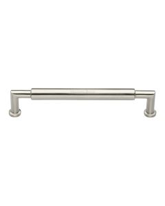 Heritage Brass Satin Nickel Bauhaus Round Cabinet Pull Handle 203mm