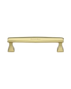 Heritage Brass Polished Brass Deco Cabinet Pull Handle 128mm