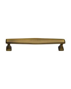 Heritage Brass Antique Brass Deco Cabinet Pull Handle 160mm