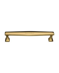 Heritage Brass Polished Brass Deco Cabinet Pull Handle 160mm