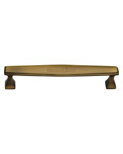 Heritage Brass Antique Brass Deco Cabinet Pull Handle 203mm